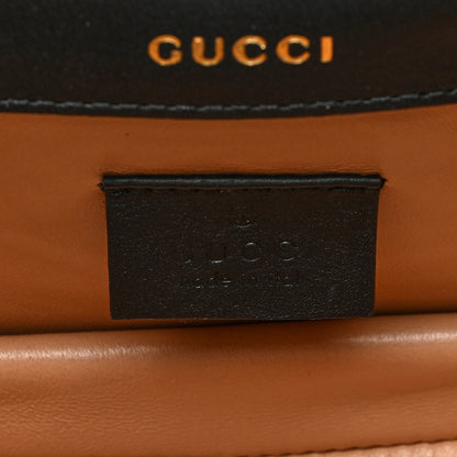 Gucci Snakeskin Mini Sylvie 1969 Messenger Bag Black 6 of 12