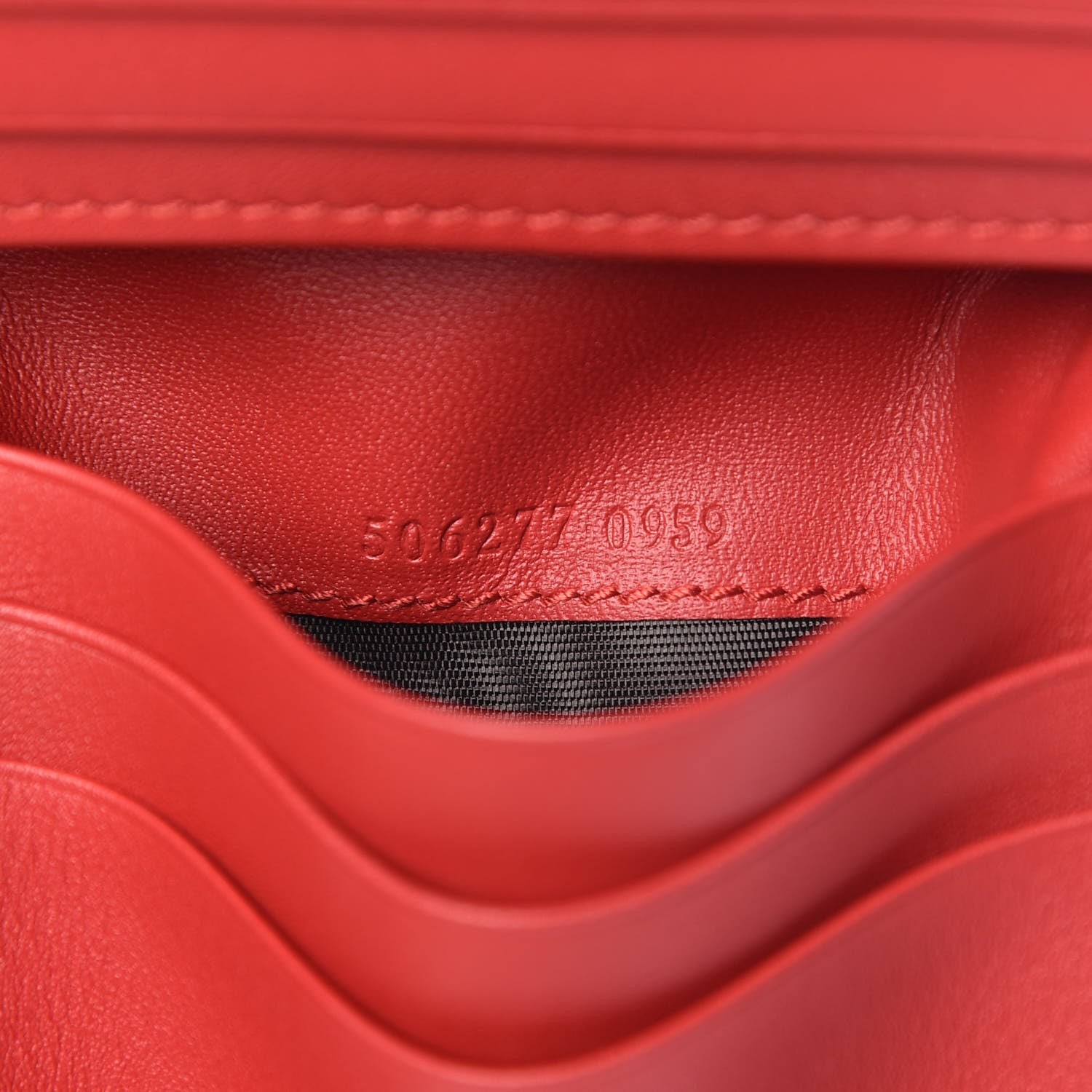 Gucci GG Supreme Monogram Bosco Patch Card Case Wallet Beige Malva Hibiscus Red 7 of 8
