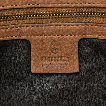 Gucci Python Large GG Running Tote Brown 10 of 13