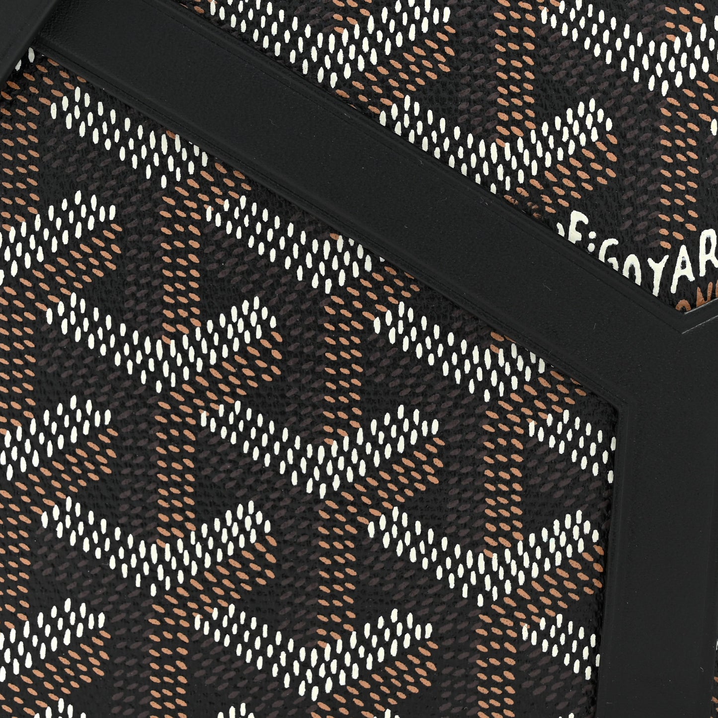 Goyardine Minaudiere Trunk Bag Black
