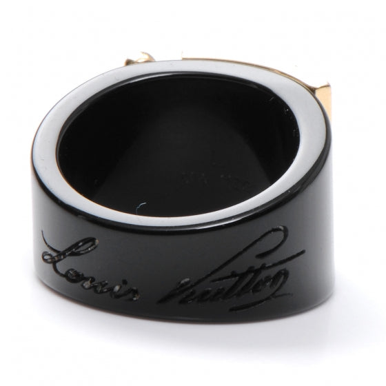Lock Me Ring 7.5 L Black