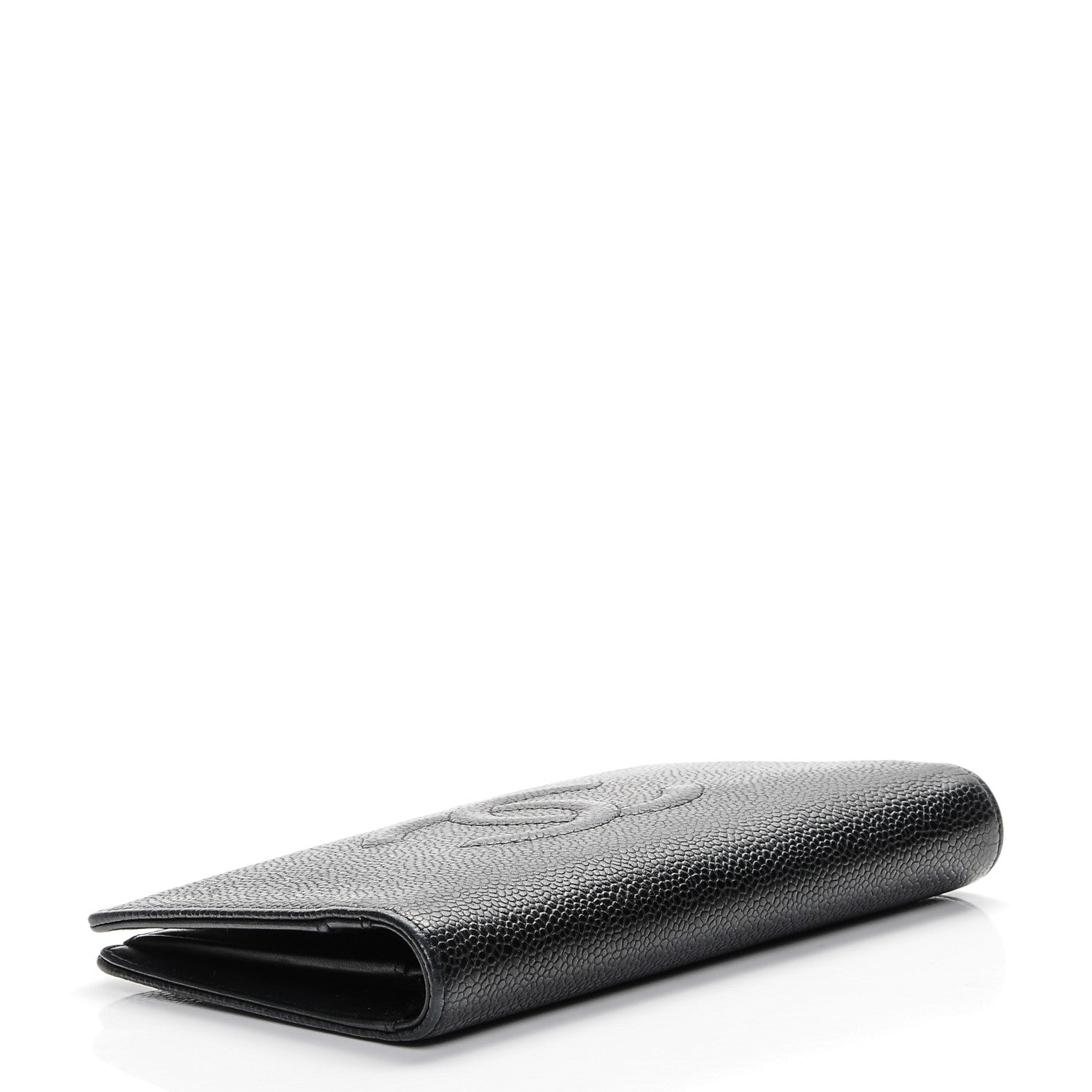 Chanel Caviar Timeless CC Yen Wallet Black 4 of 7