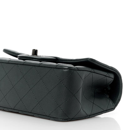 Chanel Lambskin Quilted Mini Rectangular Flap So Black 11 of 12
