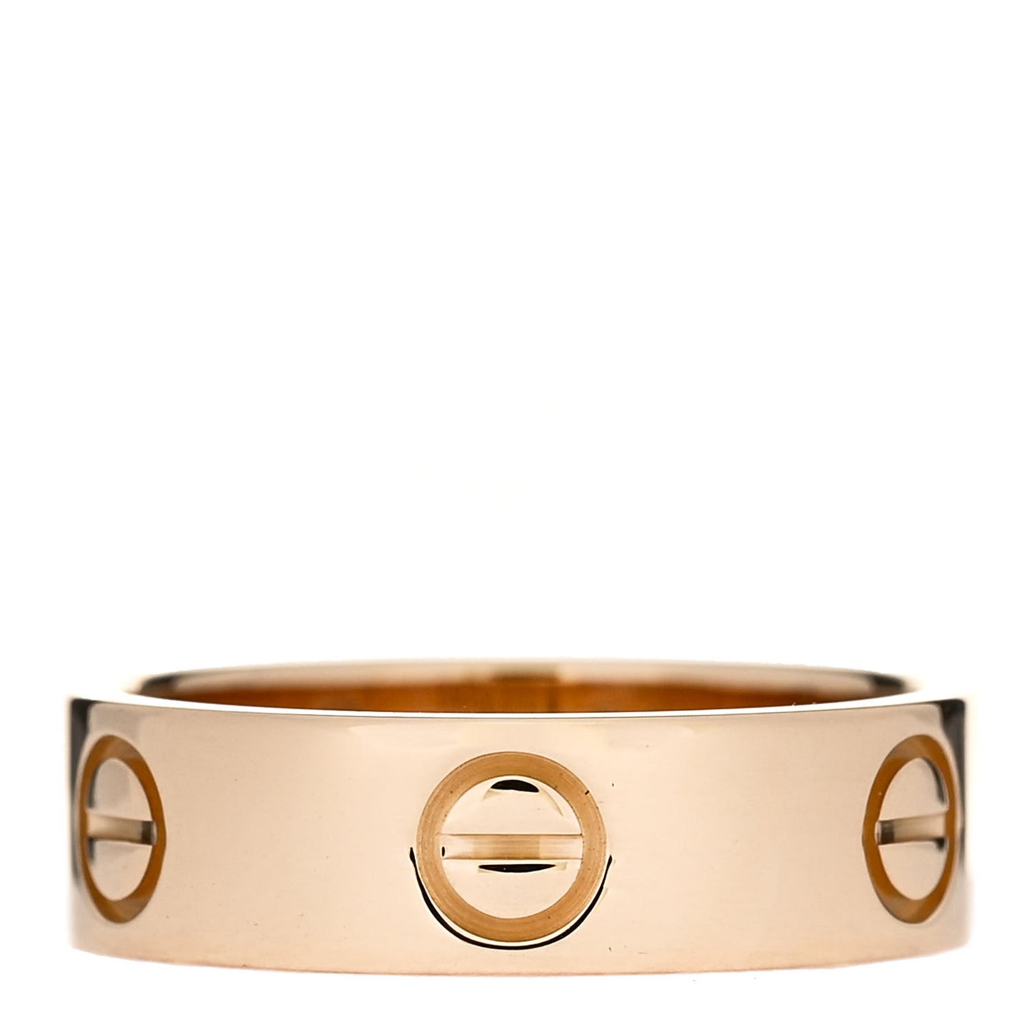 18K Yellow Gold 5.5mm LOVE Ring 54 6.75