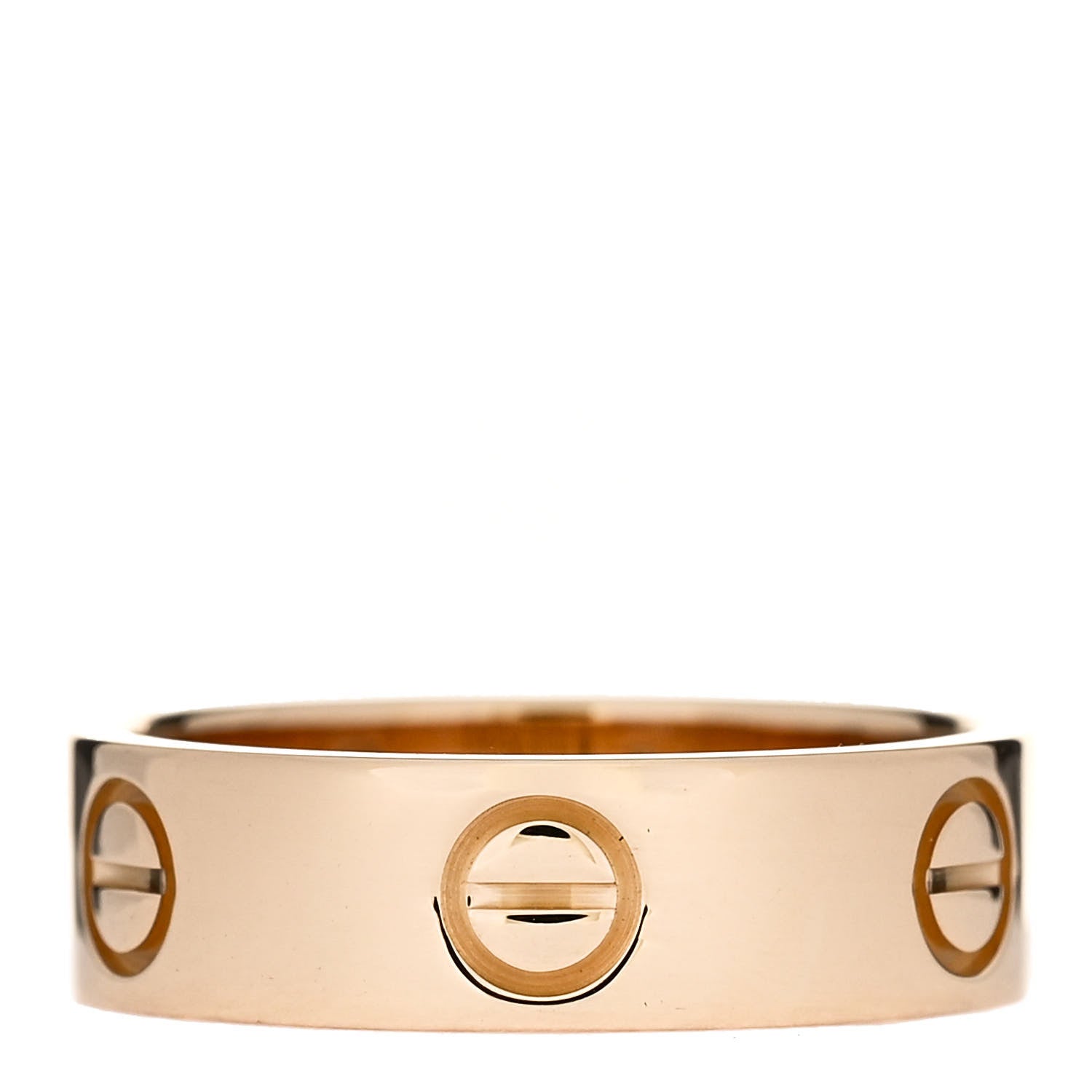 Cartier 18K Yellow Gold 5.5mm LOVE Ring 54 6.75 1 of 4