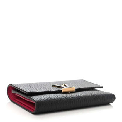Louis Vuitton Taurillon Capucines Compact Wallet Black 4 of 7