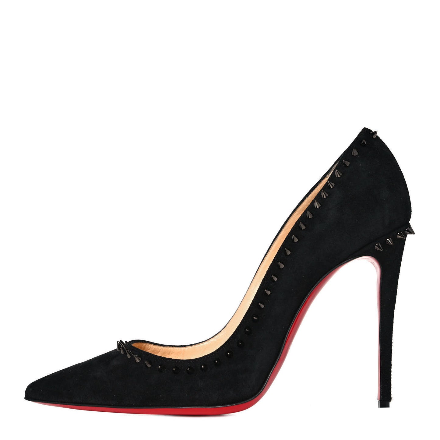 Veau Velours Anjalina 100 Pumps 38 Black Gun