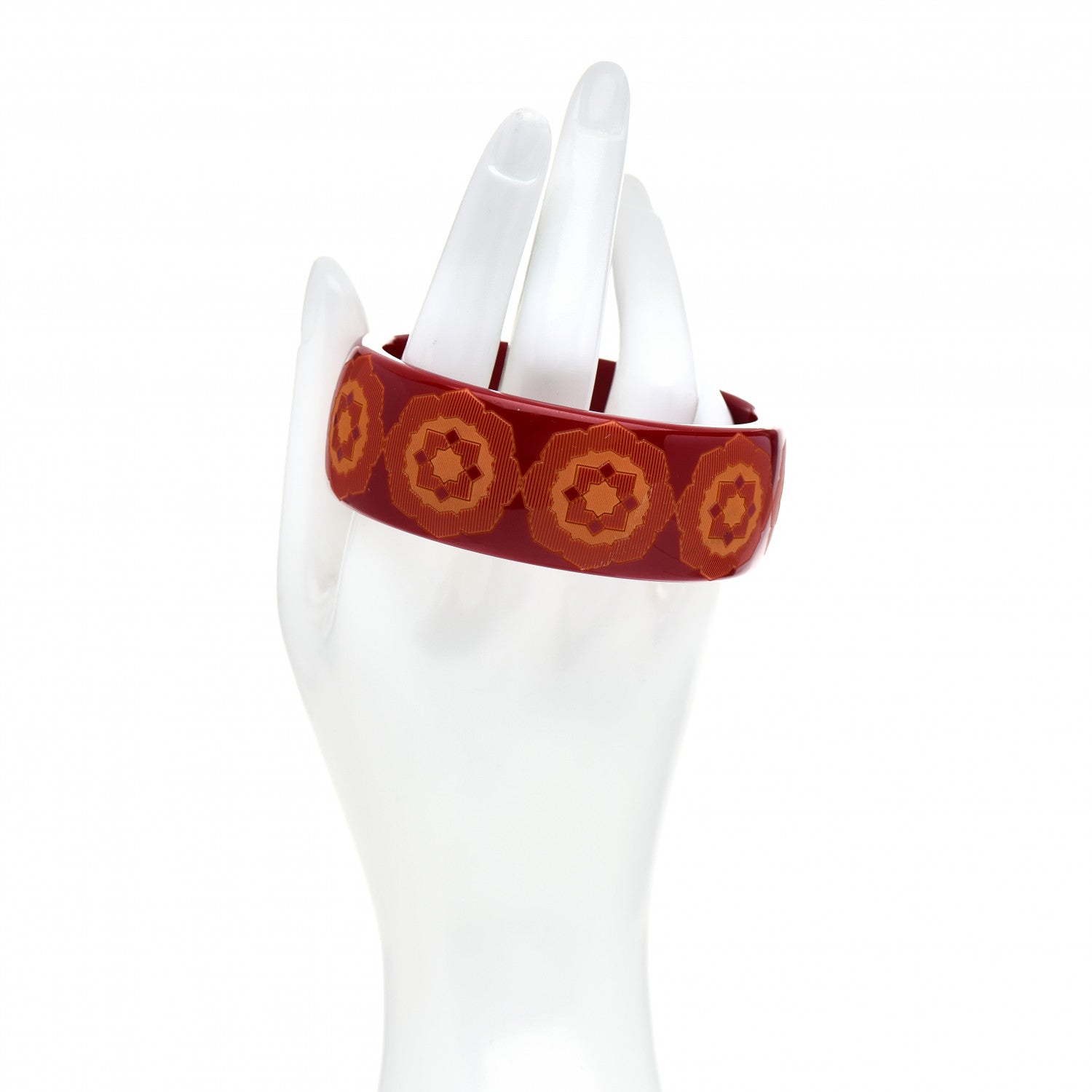 Tiffany Resin Paloma Picasso Zellige Bangle Bracelet Red 2 of 4