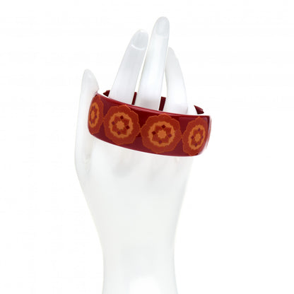 Tiffany Resin Paloma Picasso Zellige Bangle Bracelet Red 2 of 4