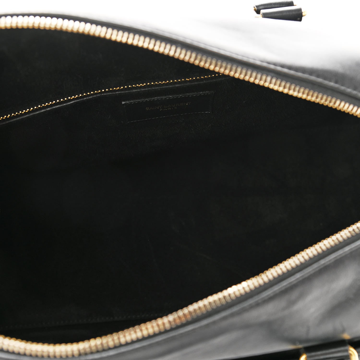 Saint Laurent Calfskin Classic Duffle 6 Black 5 of 10