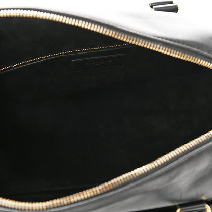 Saint Laurent Calfskin Classic Duffle 6 Black 5 of 10