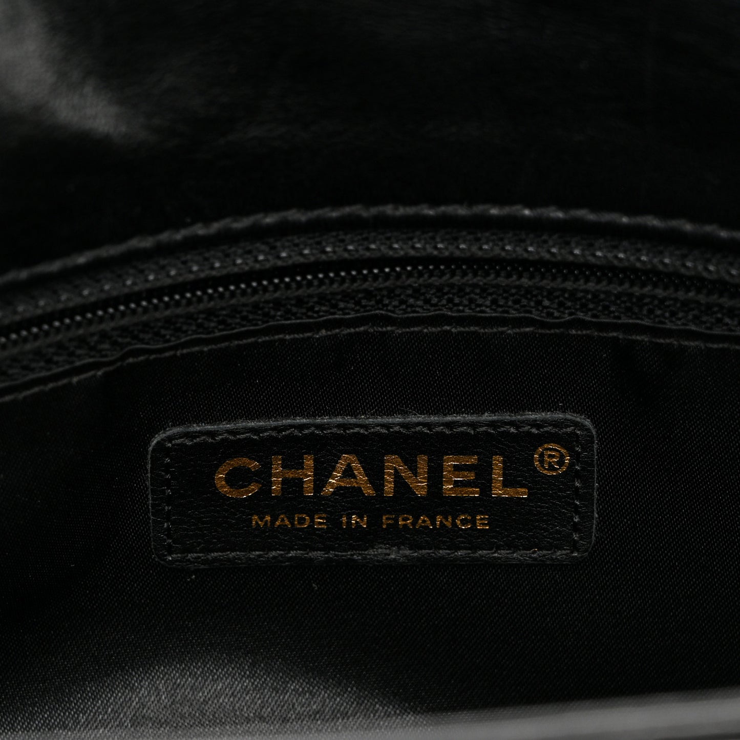 Lambskin Small Lady Braid Flap Black