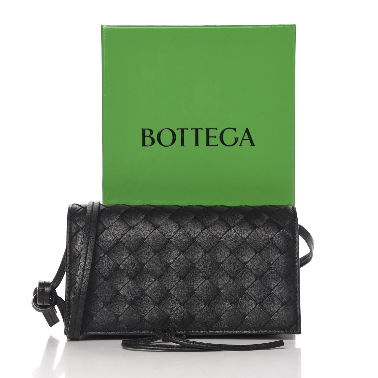 Bottega Veneta Nappa Intrecciato Crossbody Black 12 of 12