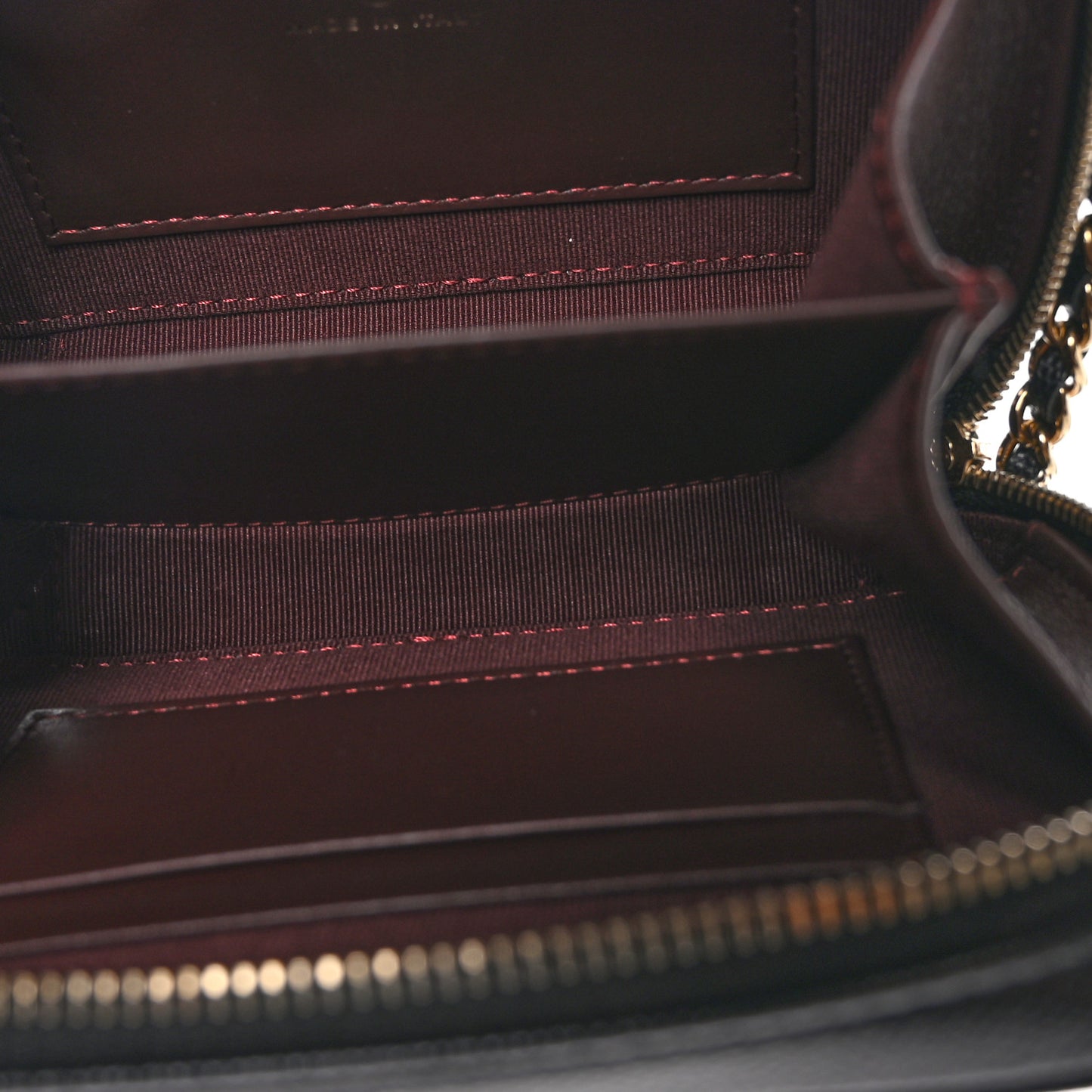 Caviar Quilted Camera Bag Black