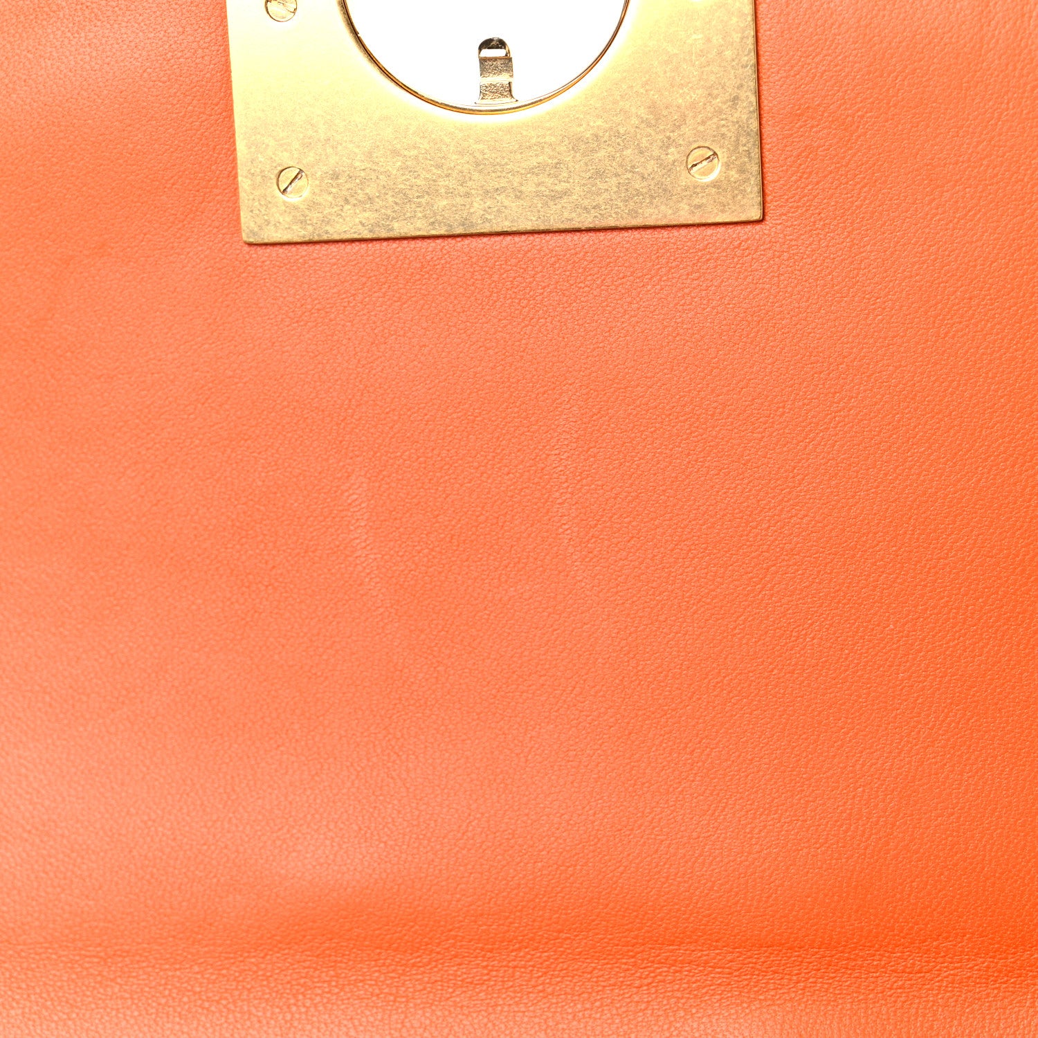 Bottega Veneta Spazzolato Calfskin Classic BV Classic Bag Orange 9 of 13