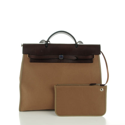 Hermes Toile Vache Hunter Herbag Zip 39 MM Etoupe Ebene 3 of 12