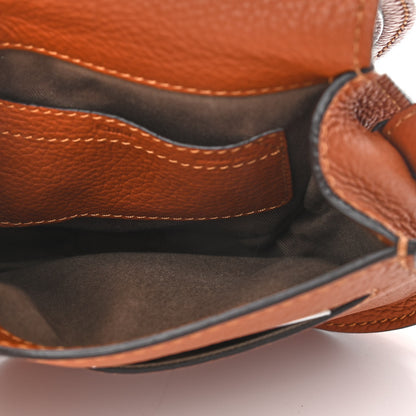 Chloe Calfskin Mini Marcie Round Crossbody Bag Tan 5 of 10