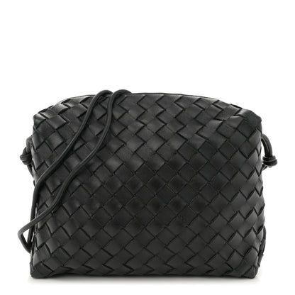 Bottega Veneta Nappa Intrecciato Medium Loop Camera Bag Black 1 of 10