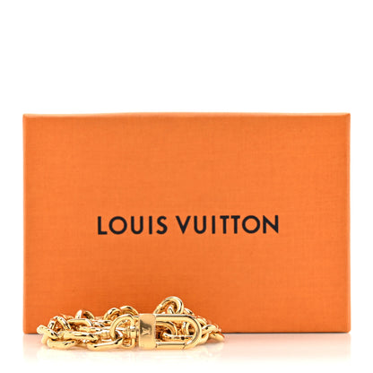 Louis Vuitton Metal Pochette Accessories Chain Strap Gold 4 of 4