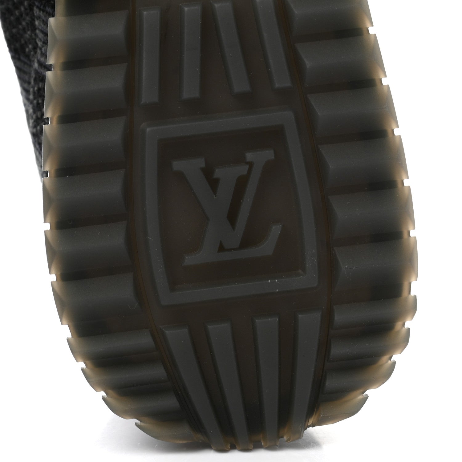Louis Vuitton Calfskin Damier Run Away Sneakers 9.5 Graphite 6 of 8
