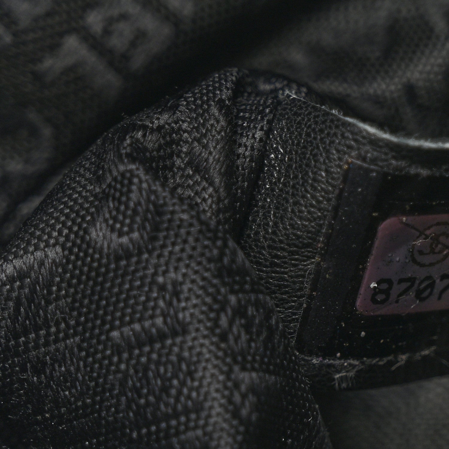 Chanel Patent Camellia Embossed Pochette Black 7 of 10