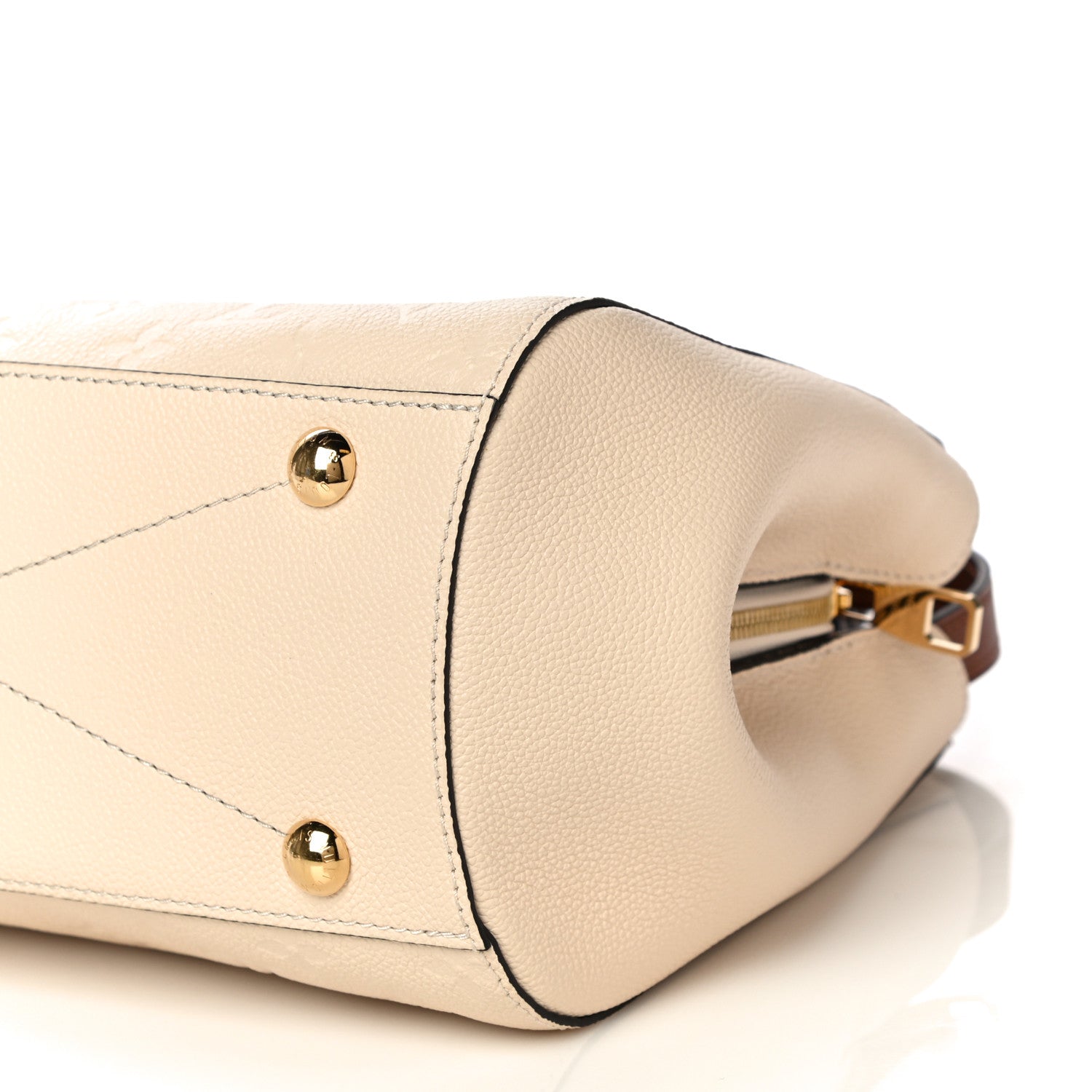 Louis Vuitton Empreinte Braided Montaigne MM Creme Beige Caramel 7 of 7
