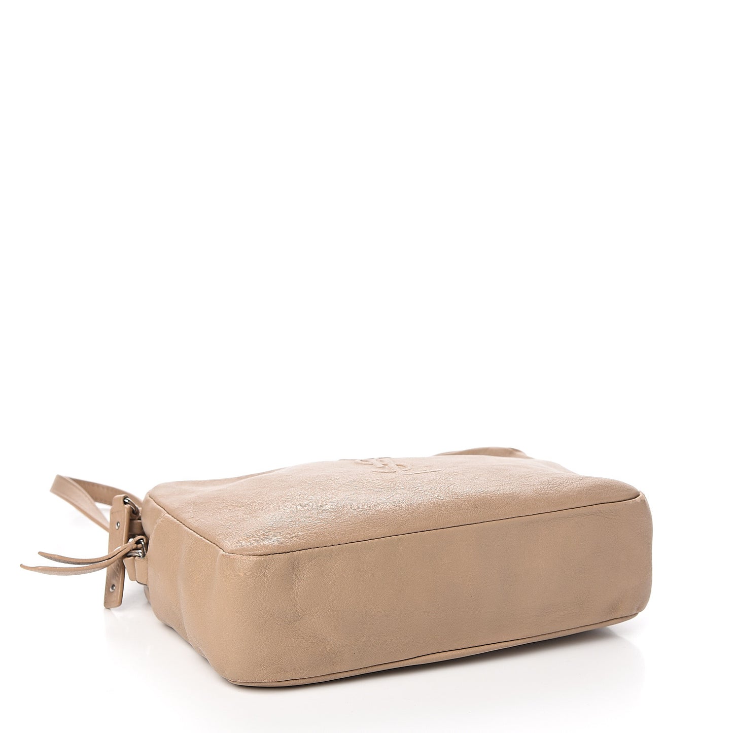 Lambskin Monogram Small Lou Camera Bag Dark Beige
