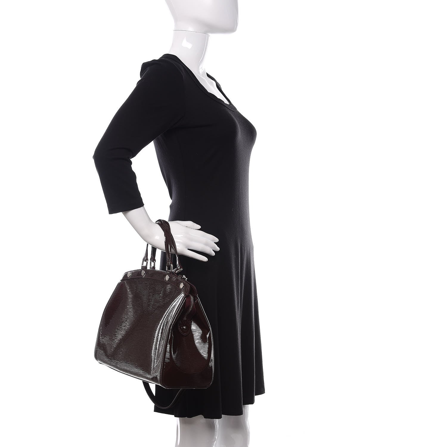 Louis Vuitton Electric Epi Brea MM Prune 2 of 11