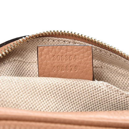 Gucci Pebbled Calfskin Small Soho Disco Bag Camelia 6 of 7
