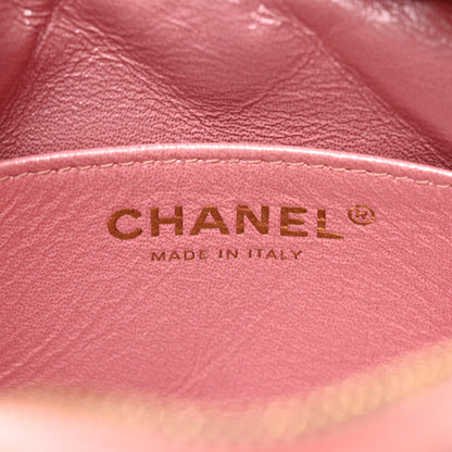 Chanel Iridescent Caviar Quilted Small Timeless Camera Case Pink 6 of 10