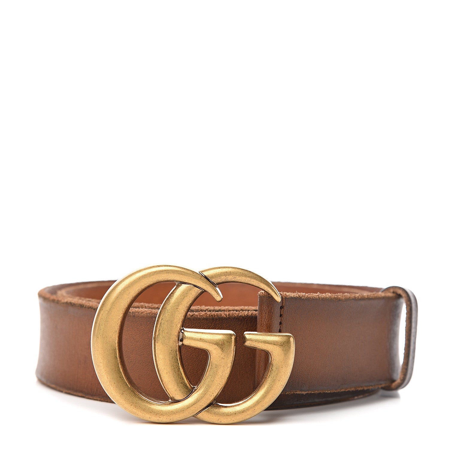 Gucci Faded Calfskin Double G 40mm Belt 85 34 Cuir 1 of 5