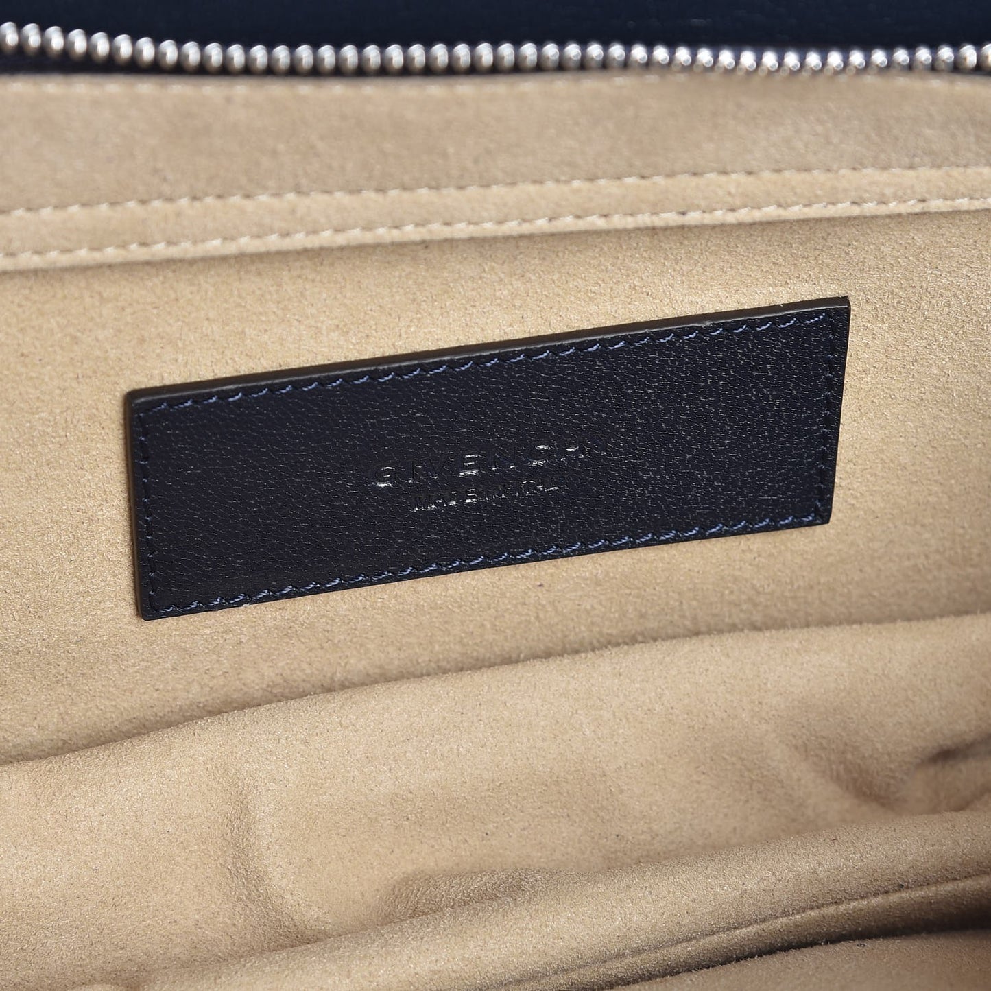 Calfskin Suede Fringe Cross 3 Crossbody Bag Dark Blue