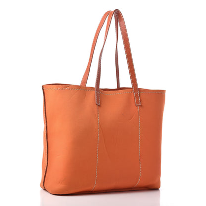 Prada Neoprene Logo Shopping Tote Orange 3 of 11