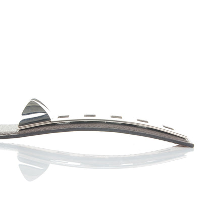 Hermes Epsom Collier De Chien Belt Etain 5 of 14