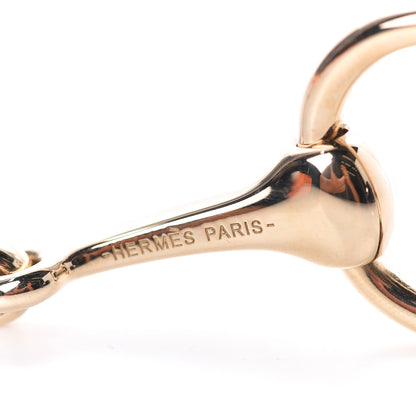Hermes Permabrass Mors Scarf Ring Gold 3 of 3