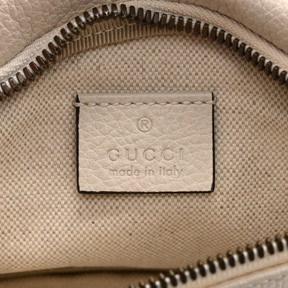 Gucci Grained Calfskin Small Logo Belt Bag White 6 of 11