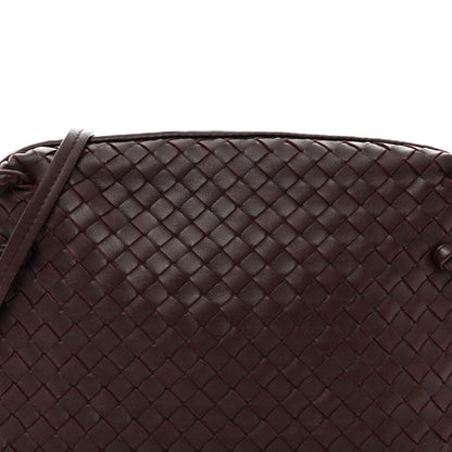Bottega Veneta Nappa Intrecciato Nodini Crossbody Messenger Burgundy 5 of 12
