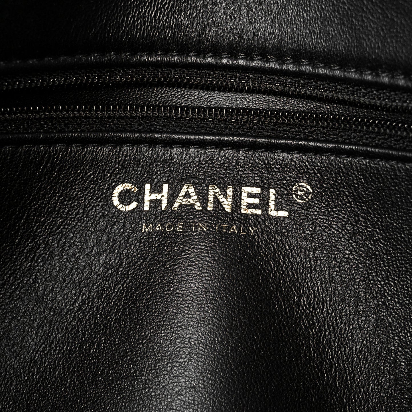 Shearling Lambskin Quilted Furry Coco Flap Black