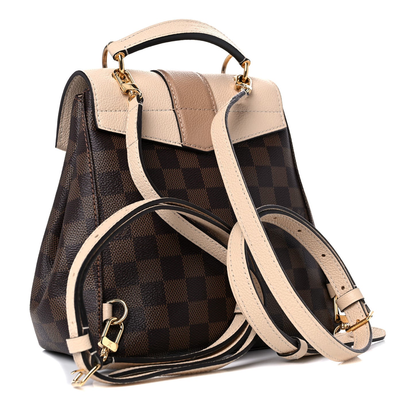 Damier Ebene Clapton Backpack Creme