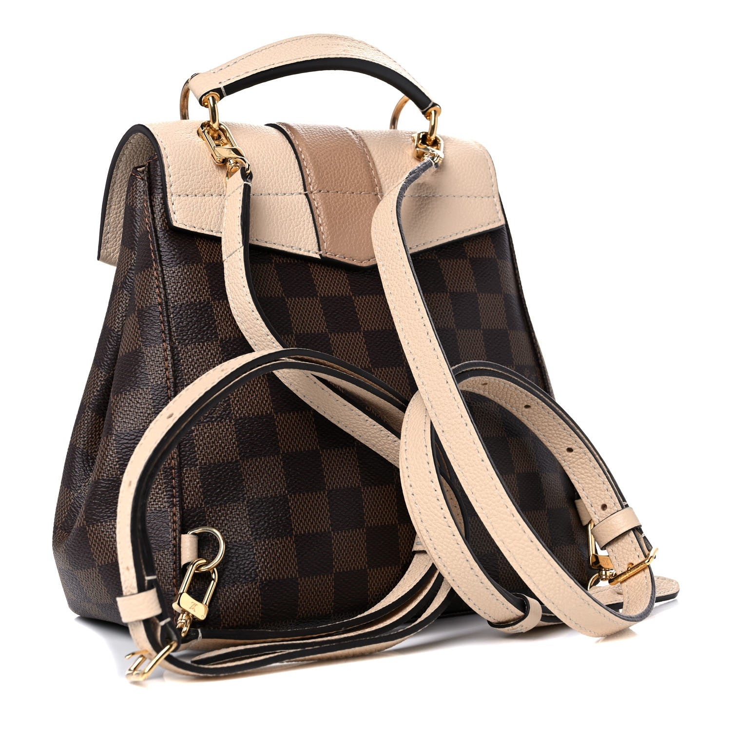Louis Vuitton Damier Ebene Clapton Backpack Creme 3 of 9