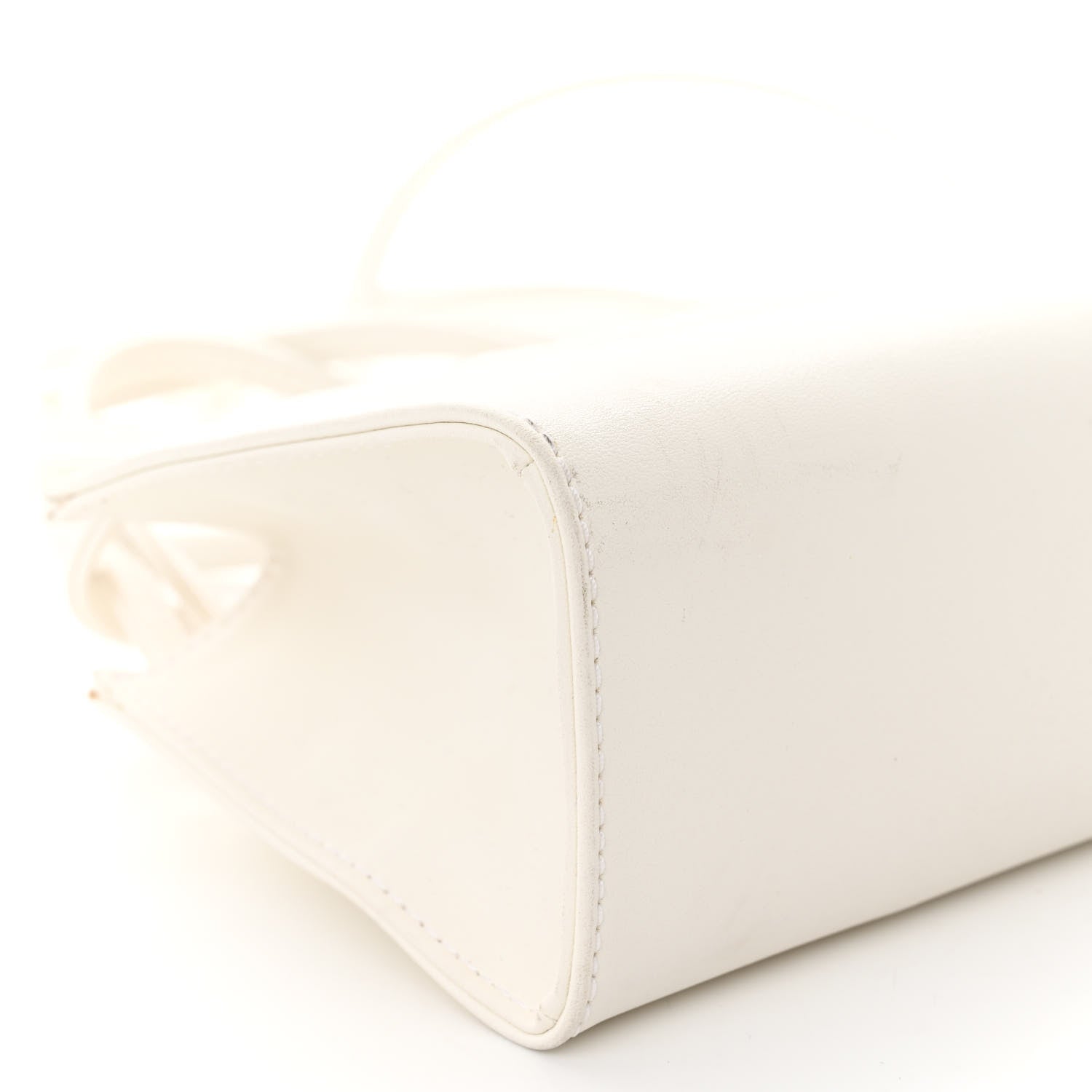 Telfar Vegan Leather Small Shopping Bag White 8 of 9