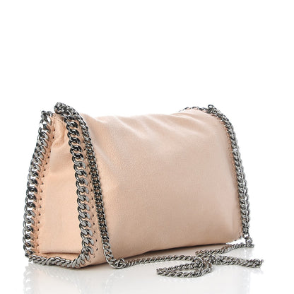 Stella McCartney Shaggy Deer Mini Falabella Fold Over Tote Powder 3 of 7