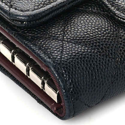 Chanel Caviar Quilted Classic 4 Key Holder Wallet Black 9 of 11