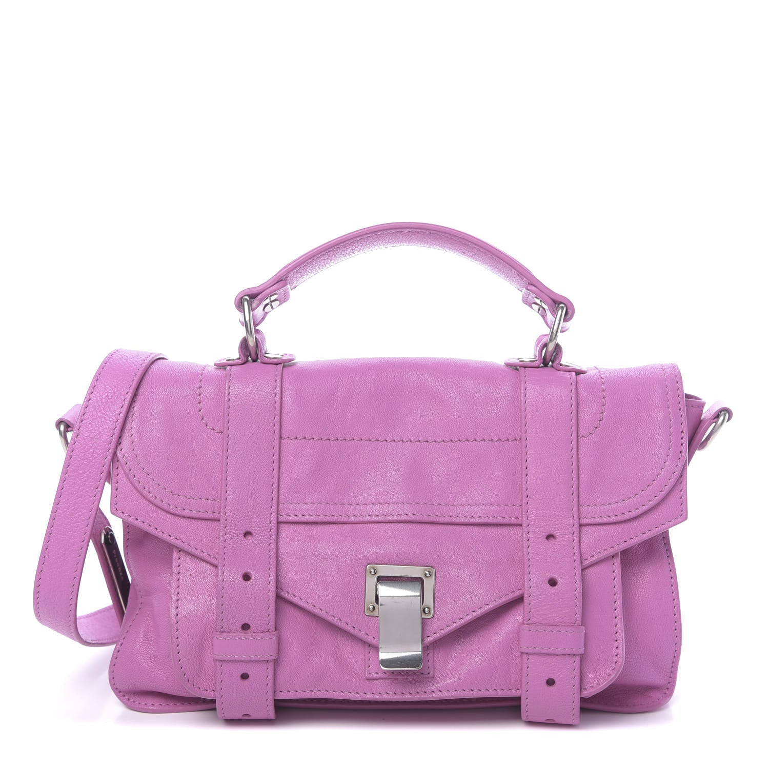Proenza Schouler Lambskin Tiny PS1 Satchel Lilac 1 of 10