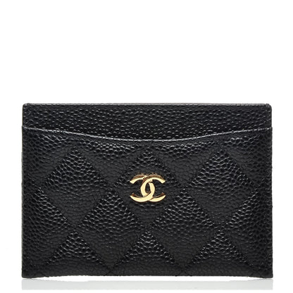 Chanel Caviar Quilted Card Holder Black 1 of 8