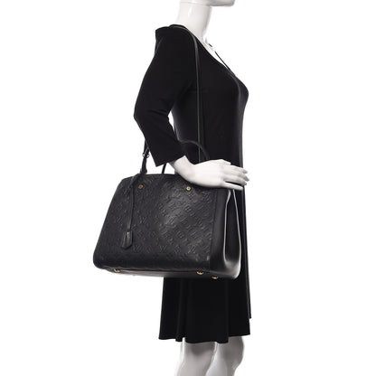 Louis Vuitton Empreinte Montaigne GM Black 2 of 15