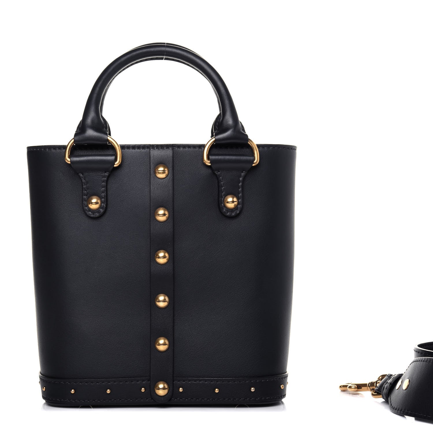 Christian Dior Smooth Calfskin Studded DiorAvenue Small Bag Navy 12 of 20