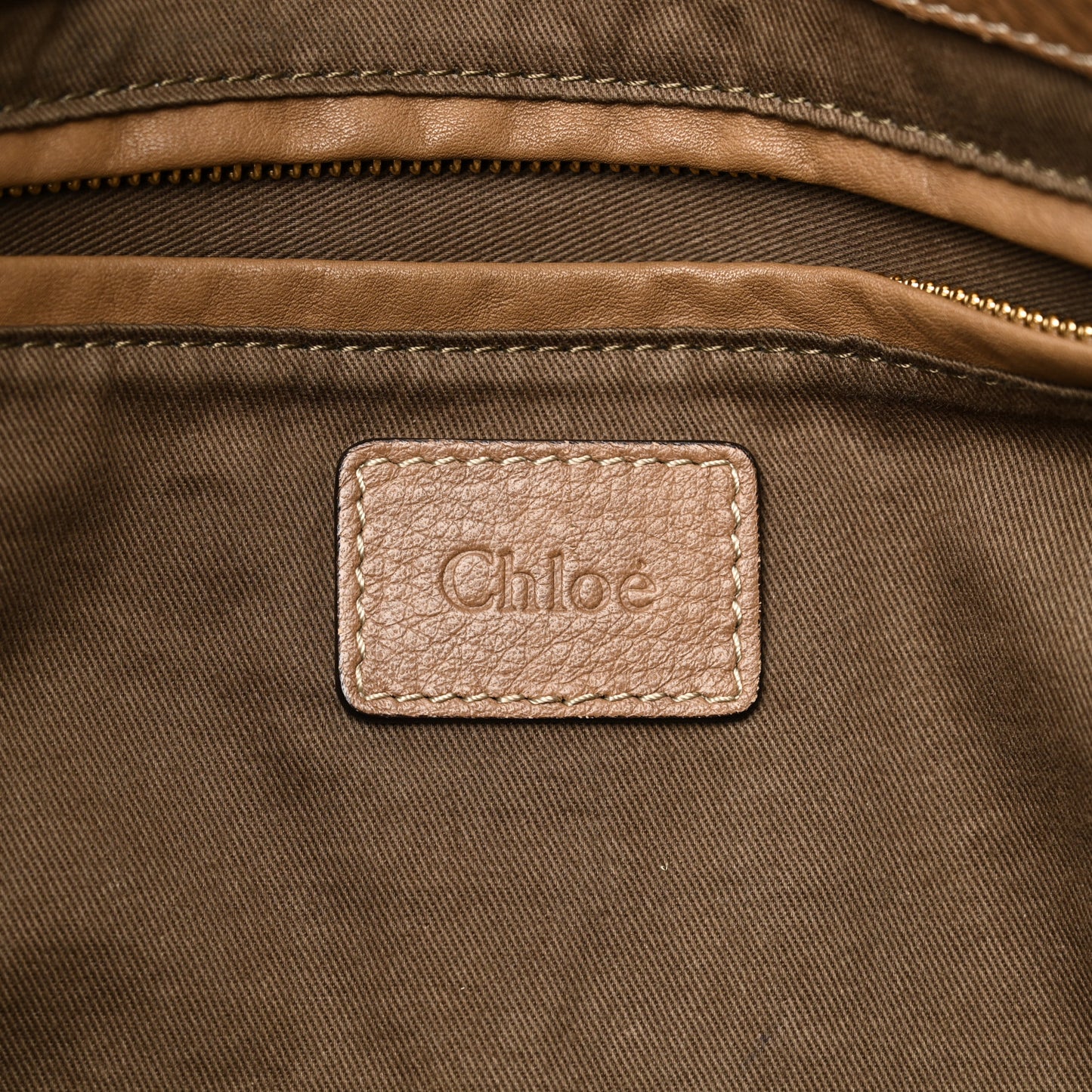 Calfskin Large New Marcie Tote Nut