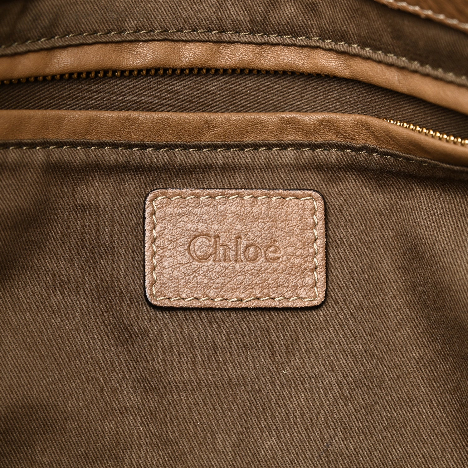 Chloe Calfskin Large New Marcie Tote Nut 6 of 9