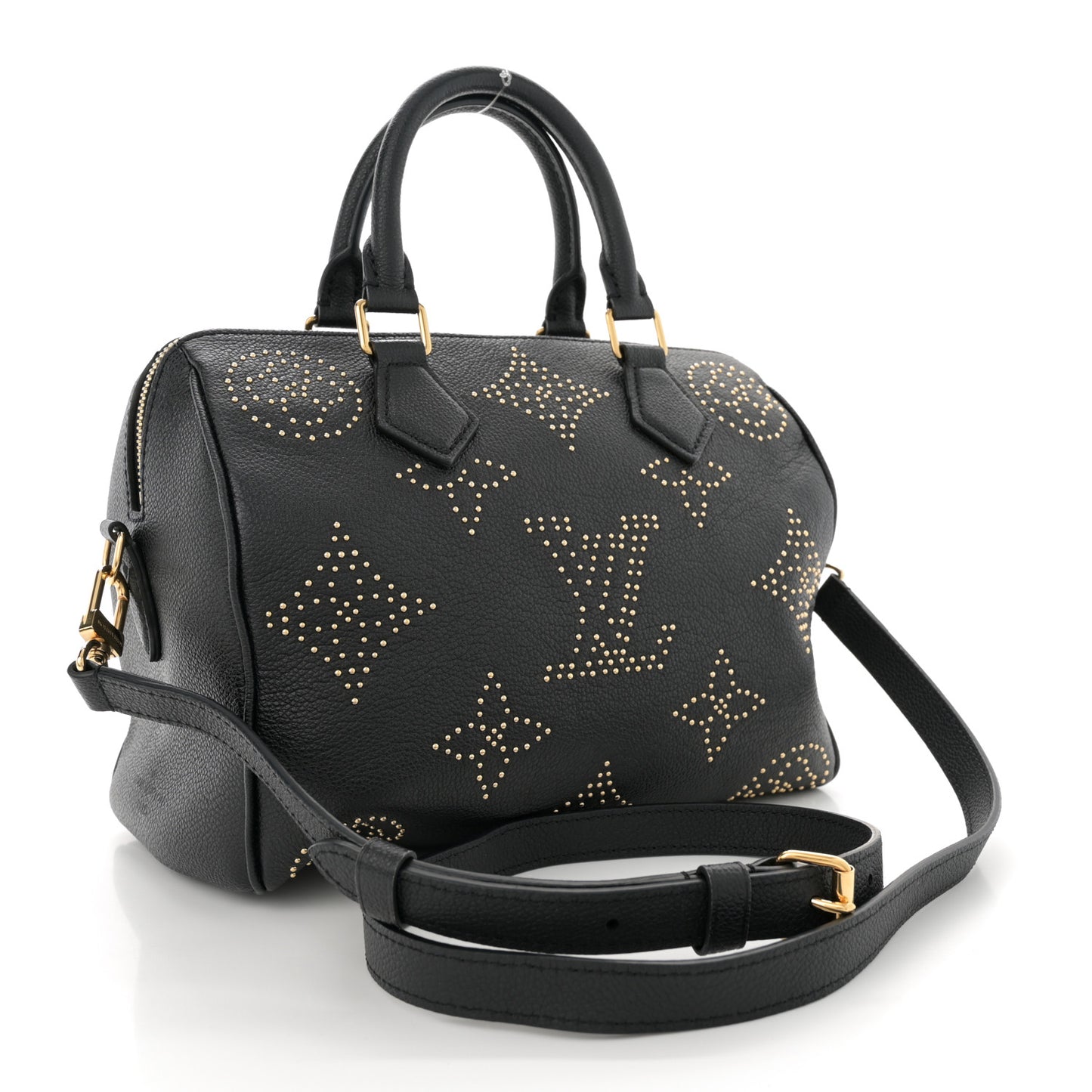 Empreinte Monogram Giant Studded Speedy Bandouliere 25 Black